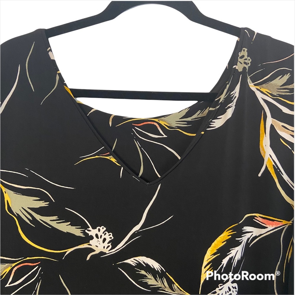 NWT Soma Black Floral Dress Size XL - Picture 6 of 9
